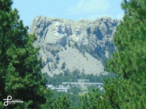 Mount Rushmore from Iron Mountain Drive