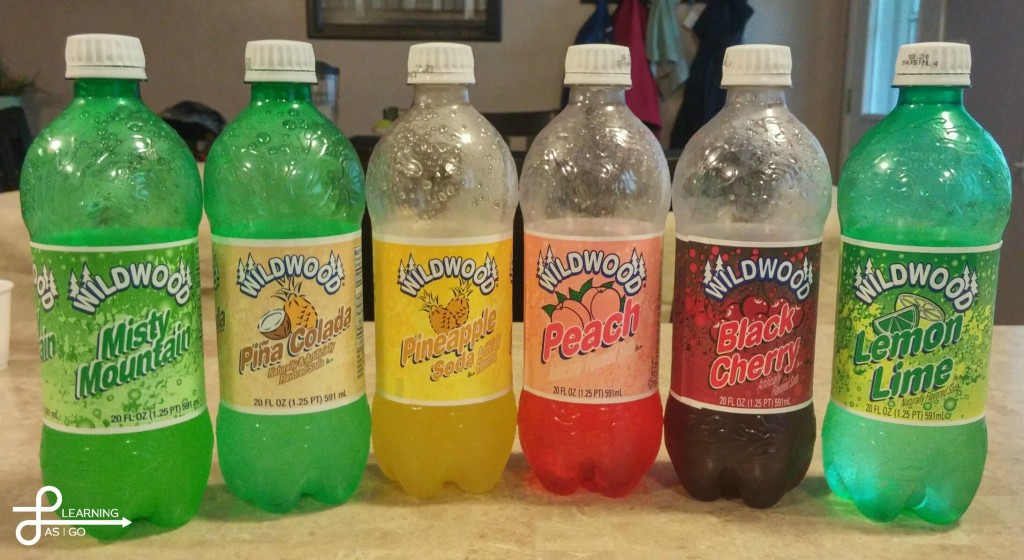 Our soda selections for the taste test!