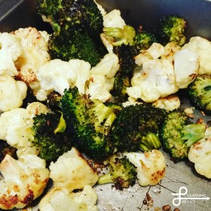 Roasted cauliflower & broccoli!