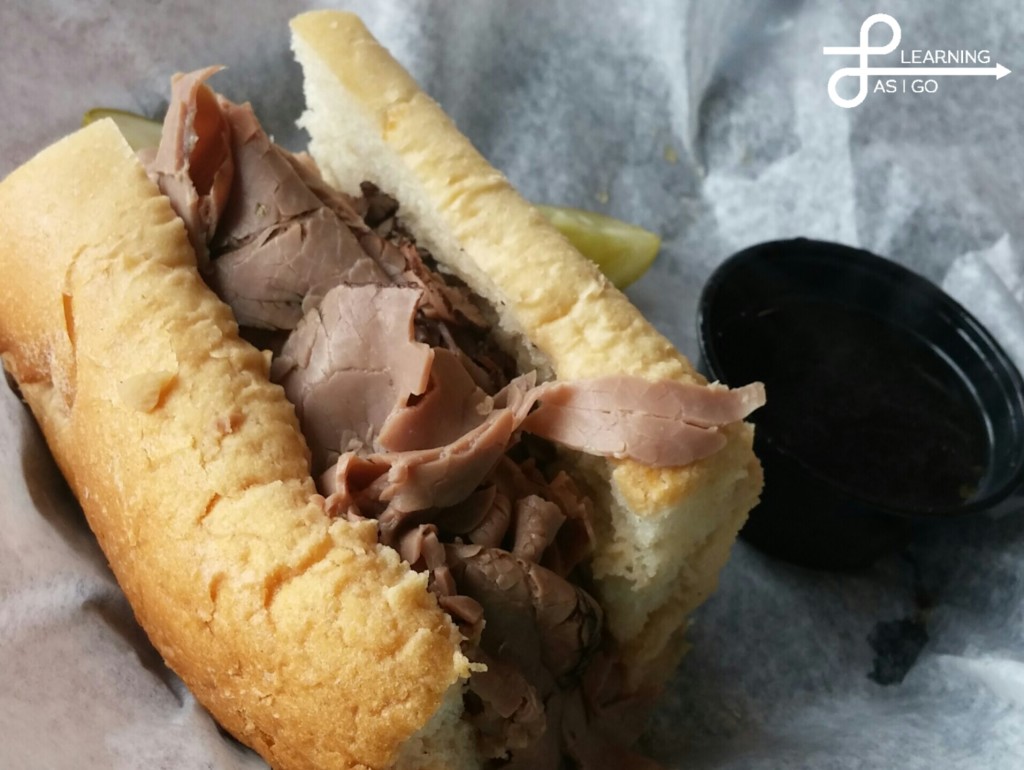 Hot Roast Beef with Au Jus from State Street Deli