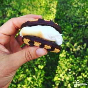 My favorite way to eat a s'more! 